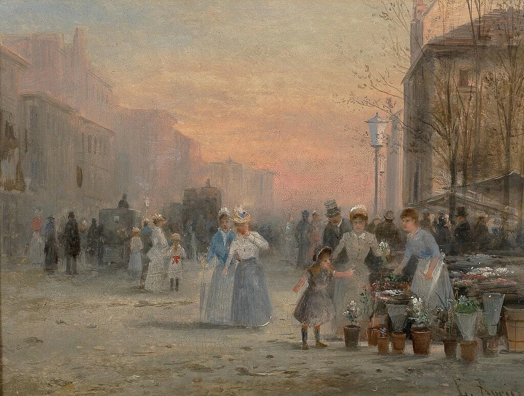 La fioraia in città